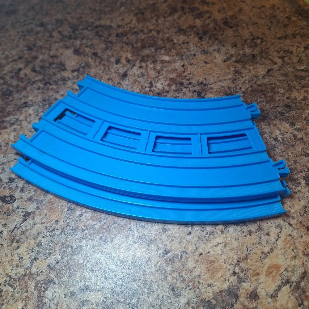 Tomy Blue Curved Train Track Pieces Replacement Pieces Switch Thomas and Friends
